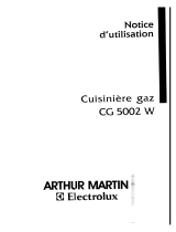 ARTHUR MARTIN CG5002W Manuel utilisateur