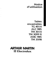 ARTHUR MARTIN ELECTROLUX TM3598W Manuel utilisateur
