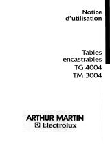 ARTHUR MARTIN ELECTROLUX TM3004X1 Manuel utilisateur