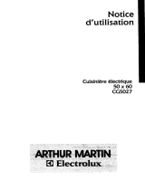 ARTHUR MARTIN ELECTROLUX CE5027W Manuel utilisateur