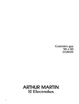 ARTHUR MARTIN CG5035W Manuel utilisateur