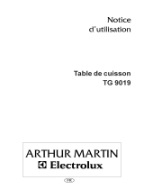 ARTHUR MARTIN TG9019X Manuel utilisateur