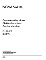 Novamatic FH65-VC/230 Manuel utilisateur