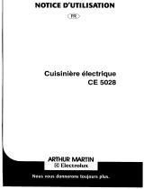 ARTHUR MARTIN ELECTROLUX CE5028 Manuel utilisateur