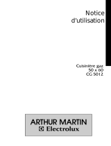 ARTHUR MARTIN CG5012 Manuel utilisateur
