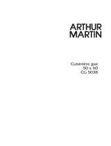 ARTHUR MARTIN CG5038W1 Manuel utilisateur