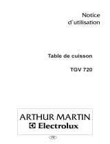 ARTHUR MARTIN ELECTROLUX TGV720N Manuel utilisateur