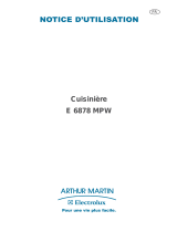 ARTHUR MARTIN E6878MPW Manuel utilisateur