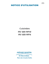 ARTHUR MARTIN MV689MPW1 Manuel utilisateur