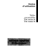 ARTHUR MARTIN ELECTROLUX TM3060N1 Manuel utilisateur