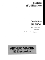 ARTHUR MARTIN BU8806W Manuel utilisateur