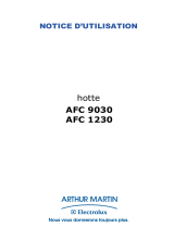 ARTHUR MARTIN ELECTROLUX AFC1230W Manuel utilisateur