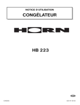 Horn HB30 Manuel utilisateur