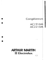 ARTHUR MARTIN ELECTROLUX AC1916M Manuel utilisateur