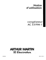 ARTHUR MARTIN ELECTROLUX AC3319M1 Manuel utilisateur