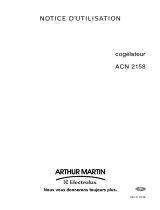 ARTHUR MARTIN ELECTROLUX ACN2158 Manuel utilisateur