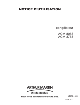ARTHUR MARTIN ACM8053 Manuel utilisateur