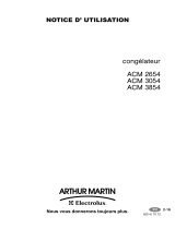 ARTHUR MARTIN ACM3854 Manuel utilisateur