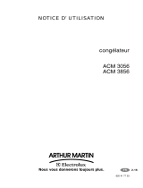 ARTHUR MARTIN ACM3856 Manuel utilisateur