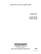 ARTHUR MARTIN ELECTROLUX ACM2652 Manuel utilisateur
