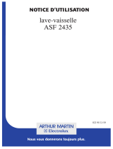 ARTHUR MARTIN ELECTROLUX ASF2435 Manuel utilisateur