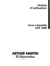 ARTHUR MARTIN ELECTROLUX ASF688 Manuel utilisateur