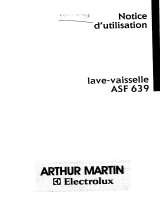 ARTHUR MARTIN ELECTROLUX ASF639W Manuel utilisateur