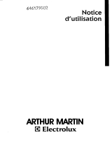 ARTHUR MARTIN ELECTROLUX ASF655-2 Manuel utilisateur