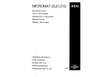AEG MCDUO210-M/EURO Manuel utilisateur
