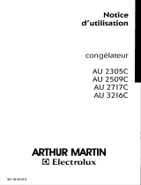 ARTHUR MARTIN AU2509C Manuel utilisateur