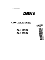 Zanussi ZAC239SI Manuel utilisateur