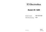 Electrolux RC1600 Manuel utilisateur