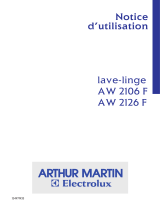 ARTHUR MARTIN AW2106F Manuel utilisateur