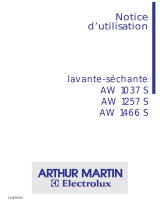 ARTHUR MARTIN ELECTROLUX AW1257S Manuel utilisateur