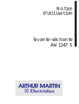 ARTHUR MARTIN ELECTROLUX AW1147S Manuel utilisateur