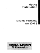ARTHUR MARTIN ELECTROLUX AW1297S Manuel utilisateur