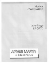 ARTHUR MARTIN ELECTROLUX LF0976 Manuel utilisateur