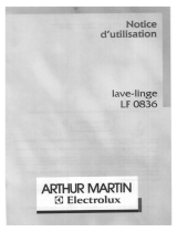 ARTHUR MARTIN ELECTROLUX LF0836 Manuel utilisateur