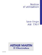 ARTHUR MARTIN AW774F Manuel utilisateur