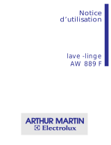 ARTHUR MARTIN AW889F Manuel utilisateur