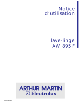 ARTHUR MARTIN ELECTROLUX AW895F Manuel utilisateur