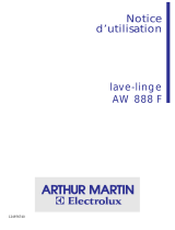 ARTHUR MARTIN AW888F Manuel utilisateur