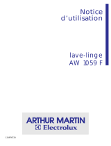ARTHUR MARTIN AW1059F Manuel utilisateur