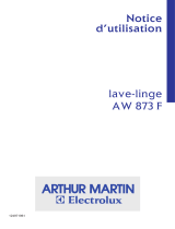 ARTHUR MARTIN AW873F Manuel utilisateur
