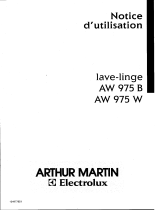 ARTHUR MARTIN ELECTROLUX AW975B Manuel utilisateur