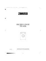 Zanussi TD4100 Manuel utilisateur