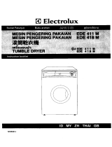 Electrolux EDE418M Manuel utilisateur