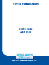 ARTHUR MARTIN ADC5310 Manuel utilisateur
