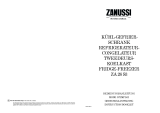 Zanussi-Electrolux ZA26S3 Manuel utilisateur