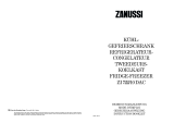 Zanussi ZI722/10DAC Manuel utilisateur